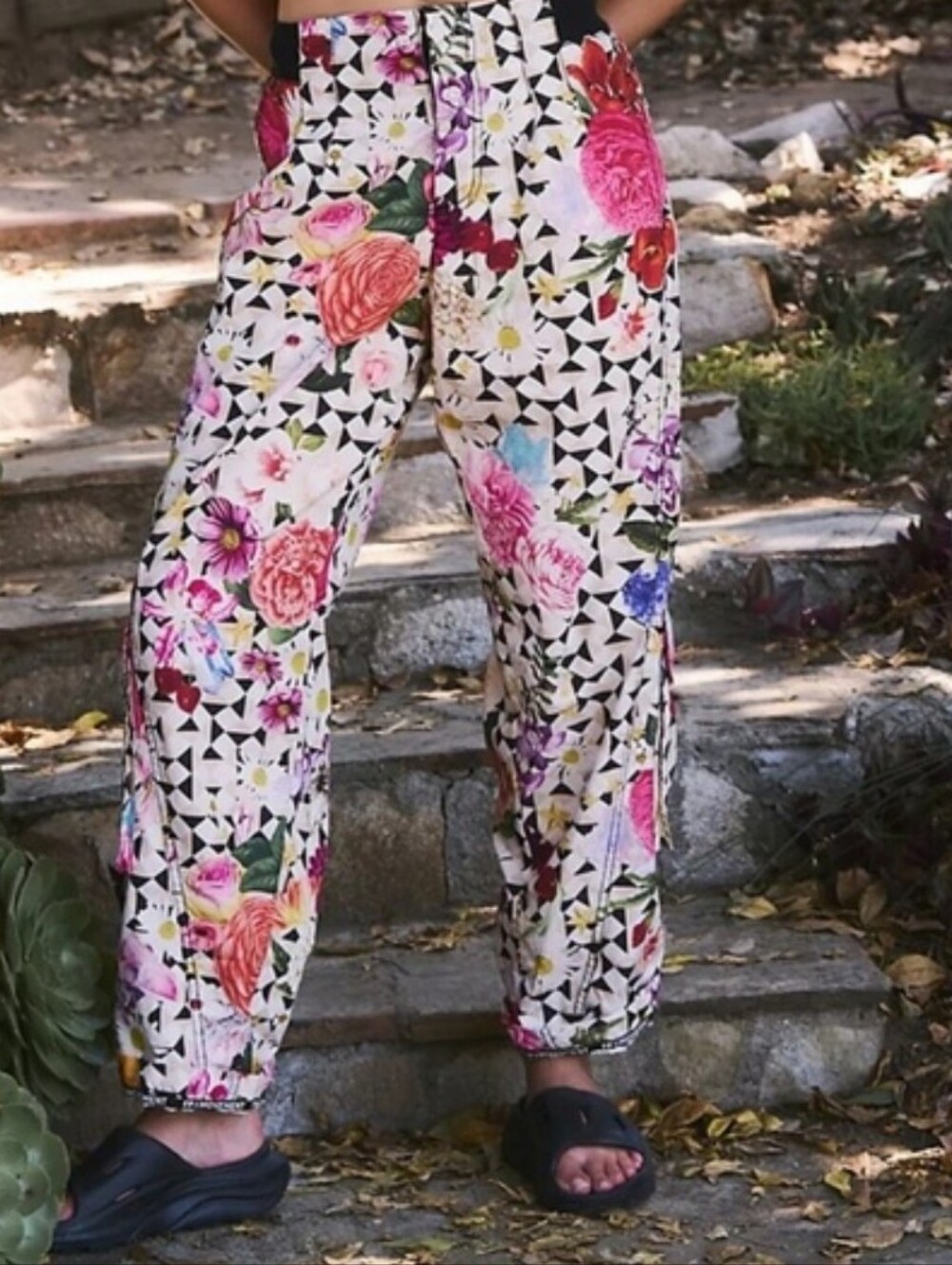 FP Movement Mesmerize Me Printed Cargo Pants Sz M
